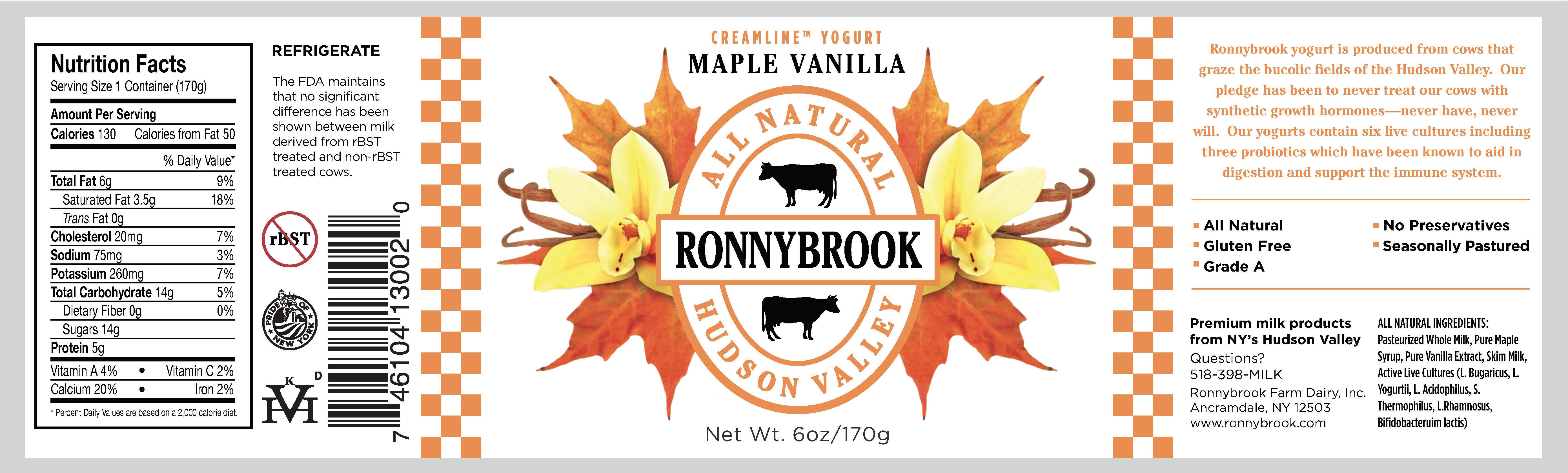 Ronnybrook_Farm_Maple_Vanilla_Yogurt_Labels